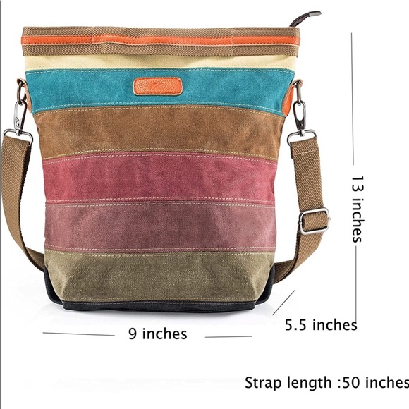 Snugstar canvas crossbody handbag - Picture 4 of 6